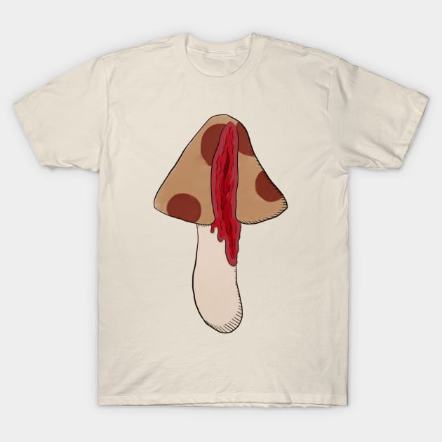 Mushroom guts T-Shirt by TuaPortal